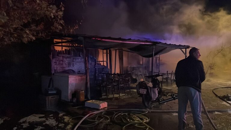 Balık Restoranında Korkutan Yangın: İşletme Sahibi Yaralandı, İş Yeri Kül Oldu