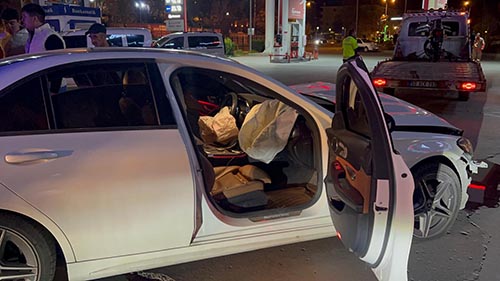 Polisin ‘dur’ ihtarına uymayan otomobilin ehliyetsiz sürücüsüne 37 bin lira ceza