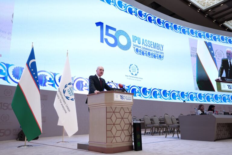 TBMM Başkanı Kurtulmuş: Parlamentolar sadece iç politik meselelerle uğraşmaz