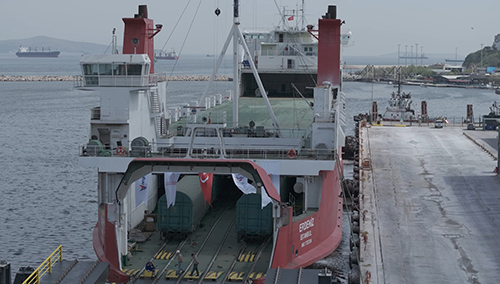 Türkiye’nin en büyük tren feribotu, Bandırma-Tekirdağ arası ‘Tren Ferry’ seferine başladı
