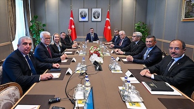 KKTC-Türkiye Dostluk Grubu Heyeti, Cumhurbaşkanı Yardımcısı Cevdet Yılmaz ile Görüştü