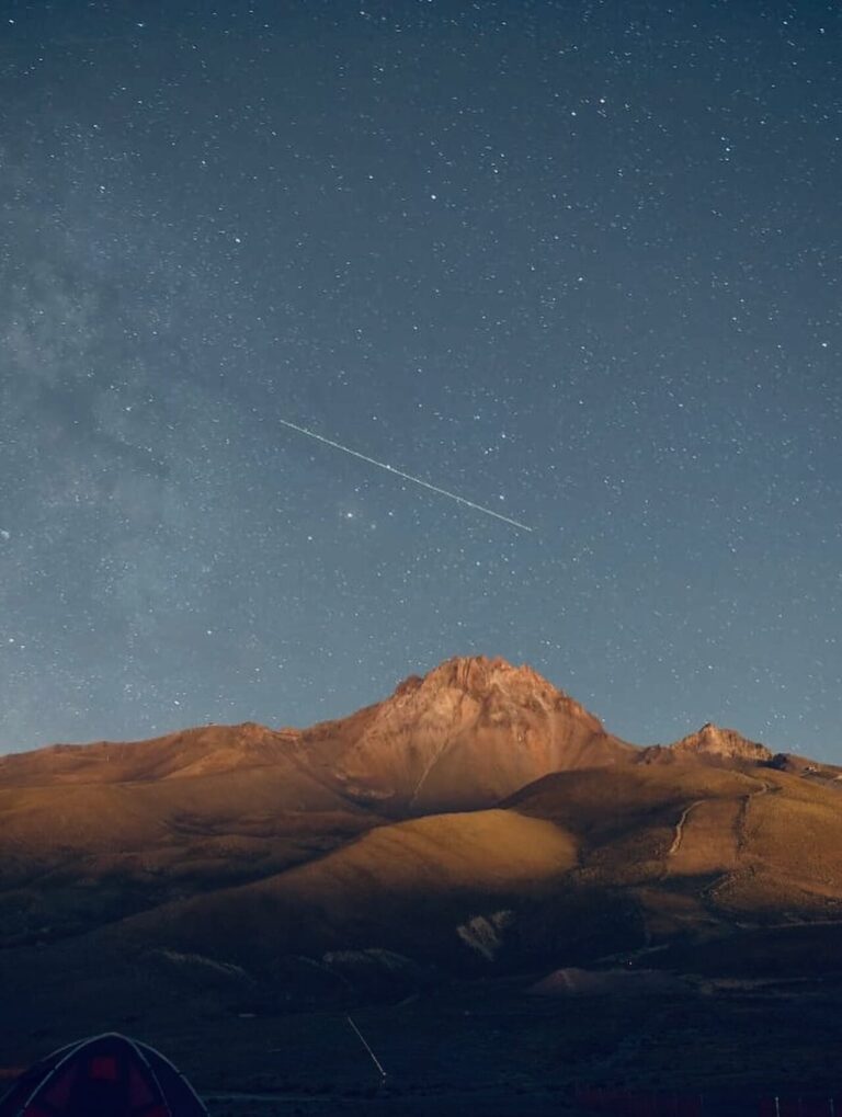Erciyes’te 2 bin 650 metre yükseklikte meteor yağmuru