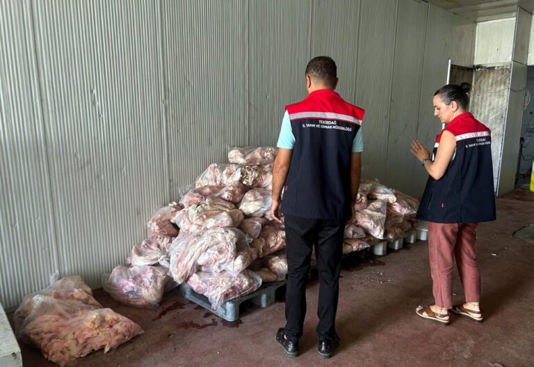 Tekirdağ’da sağlıksız koşullarda ürün işleyen işletmeye 210 bin TL ceza