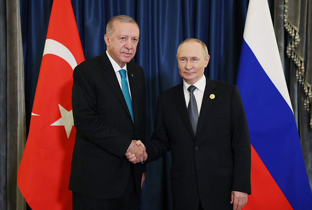 Cumhurbaşkanı Erdoğan, Rusya Devlet Başkanı Putin ile bir araya geldi 4 CUMHURBASKANI ERDOGAN RUSYA DEVLET BASK 891929 264879