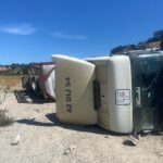 balikesirde amonyum nitrat yuklu tanker devrildi patlama riskine karsi yol kapatildi 634beda020fc