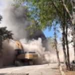 diyarbakirda depremde hasar goren eski emniyet binasinin yikimi yapildi video eklendi 661068e02ecc