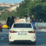 istanbul trafigi tehlikeye dusuren dugun konvoylari kamerada slalom yapip camdan sarktilar 289c370c3285