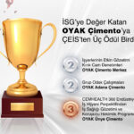 oyak cimentoya ceisten uc odul birden 397d9a889b0d