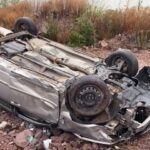 sarampole devrilen otomobilin surucusu agir yaralandi f13bbd07d579