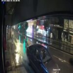 suruklenen motosikletlinin otomobilin altina girdigi kaza kamerada a1047b7373fd