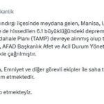 Balıkesir'deki Depremin Ardından Cumhurbaşkanı Erdoğan ve İletişim Başkanı Duran'dan Geçmiş Olsun Mesajı 1 balikesir sindirgida 61 buyuklugunde deprem 4 35d4bd72fe74