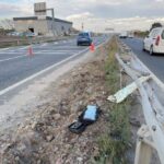 bariyere carpan kamyonetin surucusunun ayagi koptu 84d25d1090e4