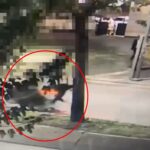 Motosiklet Kazası Güvenlik Kamerasına Yansıdı 2 batmanda yayaya carpan motosikletin surucusu agir yaralandi 2 e60659dcb5f1