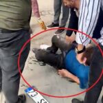 cipiyle tartistigi kisinin ayaklarini ezdi o anlar kamerada 0a7bafa44450