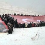 Cumhuriyet Tırmanışı Palandöken Zirvesinde Gerçekleşti, Öğrenciler Hava Şartlarına Rağmen Bayrak Açtı! 2 dagcilar cumhuriyet tirmanisinda tipiye yakalandi 1c2688d97e53