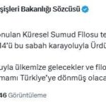 disisleri bakanligi sozcusu keceli israilde tutulan 14 vatandasimiz urdune gecti b00aa0c5bf31
