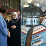Emine Erdoğan ve Charlotte Merz, Cumhurbaşkanlığı Millet Kütüphanesi'ni Ziyaret Etti 1 emine erdogan almanya basbakani merzin esiyle millet kutuphanesini ziyaret etti bdf733e62339
