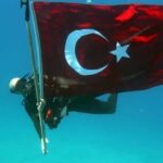 Fethiye’de Su Altında Bayrak Kutlaması ile Cumhuriyet Bayramı Coşkusu Yaşandı 2 fethiyede su altinda cumhuriyet kutlamasi b023d3f43a12