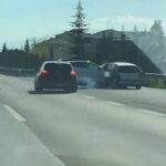icerisinde bebek olan araci sikistirip makas atti otomobil ile araclara carpti 44a46a1ac9cc