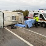 isci servis midibusu devrildi 1 olu 19 yarali 41b8f7bca6c7