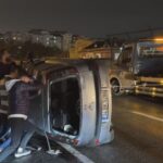 istanbul bayrampasada makas attigi iddia edilen surucu zincirleme kazaya neden oldu 93bf17843638