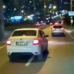 istanbul beylikduzunde kontrolsuz serit degistiren otomobile motosiklet carpti kaza kask kamerasinda c0f240a5c1fa