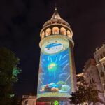 istanbul galata kulesi sifir atik forumu kapsaminda cevre temali gorsellerle aydinlatildi 8e2fa0a735fa