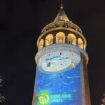 istanbul galata kulesi sifir atik forumu kapsaminda cevre temali gorsellerle aydinlatildi bb737932d474