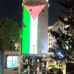 istanbul galata kulesine filistin bayragi yansitildi dd9d3d6396ae