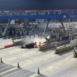 istanbul kuzey marmara otoyolunda otomobil gise bariyerine carpti1 olu a991cedafa26