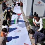 kars ve igdirda cocuklar filistinli akranlari icin cizdi 9651cd69089c