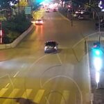 kirikkalede otomobilin carptigi yaya yaralandi kaza ani kamerada 327ed75f4aeb