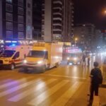 kirikkalede otomobilin carptigi yaya yaralandi kaza ani kamerada 5131166aaa9c