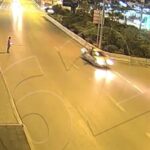 kirikkalede otomobilin carptigi yaya yaralandi kaza ani kamerada b48fe3d75d2f