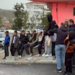 motosiklet ile otomobilin carpistigi kaza kamerada 2 yarali 3e3b743147a6