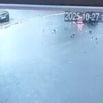 motosiklet ile otomobilin carpistigi kaza kamerada 2 yarali b3b63630707a