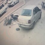 İnegöl'de Motosikletin Çarptığı Yaya Yaralandı, Kazanın Görüntüleri Ortaya Çıktı 1 motosiklet yayaya carpti 2 yarali b8eec38c6f47