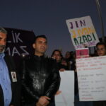 Van'da Rojin Kabaiş İçin 18. Gün Eylemi: Baba Kabaiş'tan Rektöre Sert Tepki 6 ogrencilerin rojin icin baslattiklari eyleme acili baba kabais de destek verdi 0ef5c4f43883