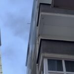 Rize'deki Apartman Yangınında Vatandaşlar Evcil Hayvanlarıyla Birlikte Tahliye Oldu 3 rizede 4 katli apartmanda yangin 0d757da96907