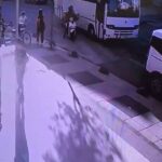 servis araci soforunun motokuryeye tekme ve yumruklu saldirisi kamerada 8916fcce1fe7
