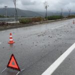 su birikintisine giren otomobil takla atti kaza ani kamerada 2b124a86d7f4