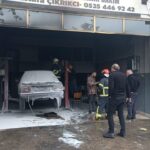 tamirhanede otomobil alev aldi 2 yarali video eklendi af03f41c84b7