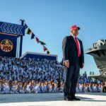 trump abd donanmasinin kurulusunun 250nci yil donumu torenine katildi ab6081426169