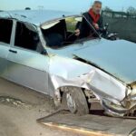 alkollu surucunun kullandigi otomobil mezarliga girdi 63da919f2f36