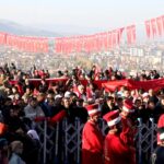 Erzurum'da Aziziye Tabyaları'nda 148. yıl anması: Ecdada saygı yürüyüşü gerçekleştirildi. 9 aziziye destaninin 148nci yil donumunde erzurumlular ecdadi icin yurudu 97e0f59d9302