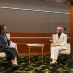 Katar'da Sosyal Kalkınma Zirvesi'nde Bakan Göktaş, BM Yetkilisiyle Görüştü 1 bakan goktas bm genel sekreter yardimcisi alisjahbana ile gorustu d74bcdd36444