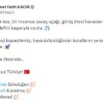 Bayraktar KIZILELMA, Görüş Ötesi Füze ile İlk Hedefini Başarıyla Vurdu! 1 bakan kacir milli teknoloji kapasitemiz hava ustunlugunun kurallarini yeniden yazan bir seviyede 2c6e67f83710