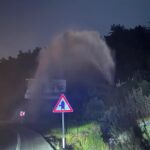 bodrumda ana isale hatti patladi tonlarca su caddeye akti ae524f7b761a