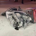 bursada alev alan motosiklet akaryakit istasyonuna devrildi o anlar kamerada 41cb58cc8106