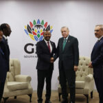 Cumhurbaşkanı Erdoğan, G20 Zirvesi için gittiği Güney Afrika'da Etiyopya Başbakanı ile buluştu. 1 cumhurbaskani erdogan etiyopya basbakani ali ile gorustu d3351942878a